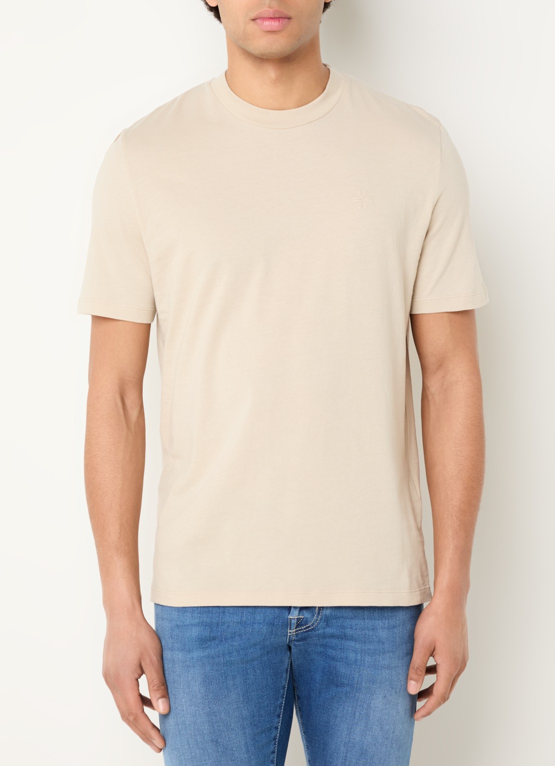 Jacob Cohën T-shirt met logo - detail 3 beige
