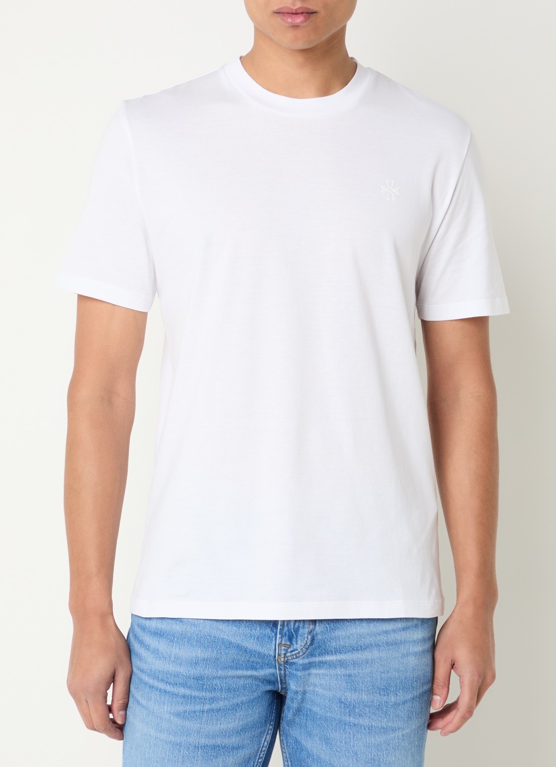 Jacob Cohën T-shirt met logo - detail wit