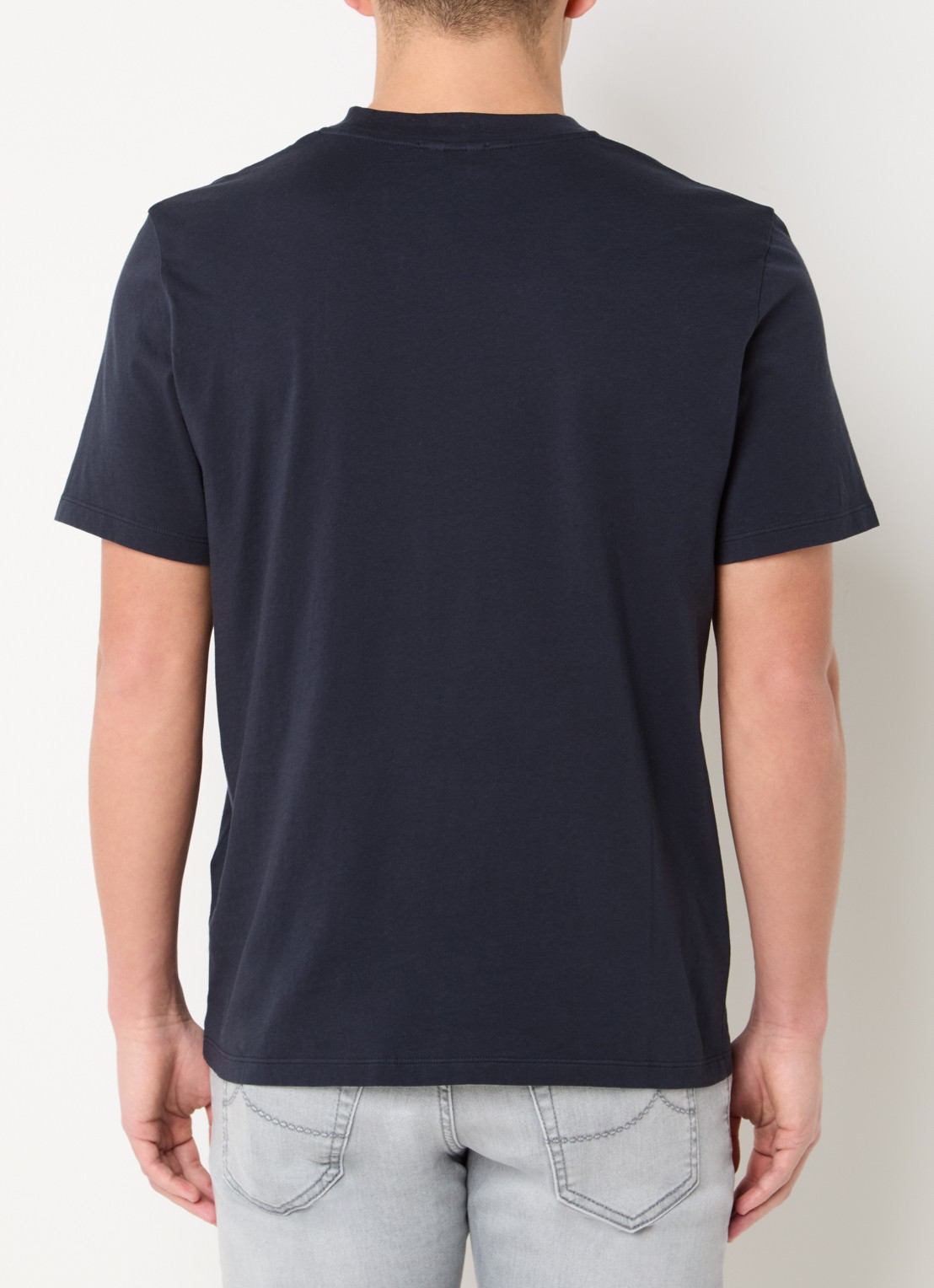 Jacob Cohën T-shirt met logo - achterkant donkerblauw