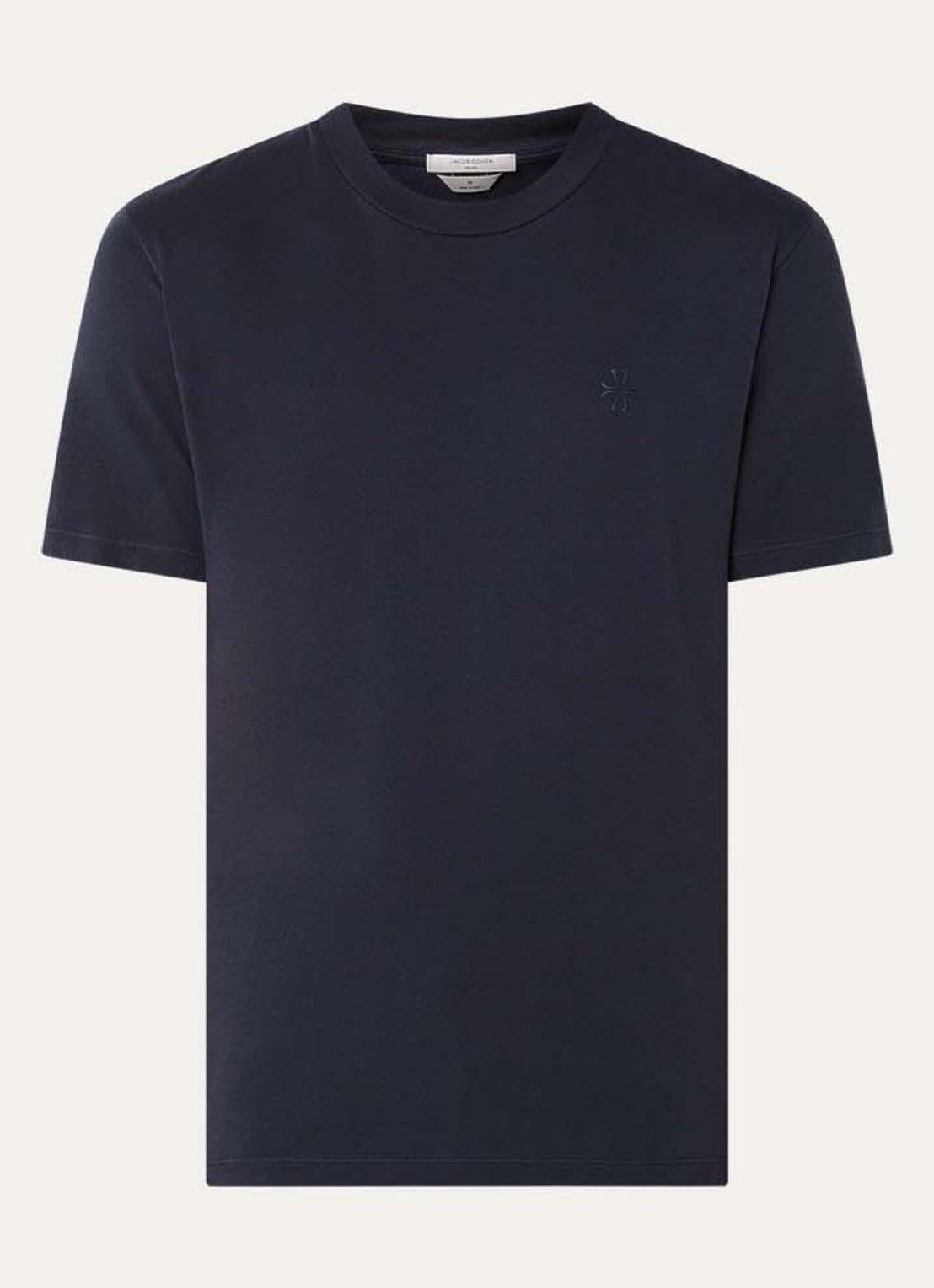 Jacob Cohën T-shirt met logo - voorkant 2 donkerblauw