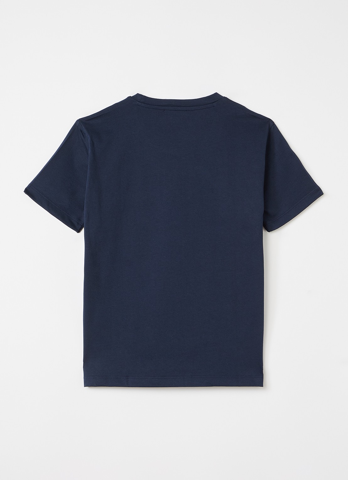 Jacob Cohën T-shirt met logoborduring - voorkant 2 donkerblauw