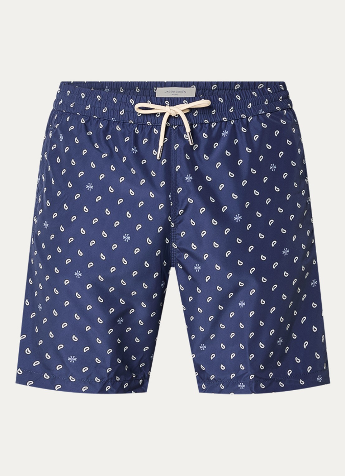 Jacob Cohën Zwemshorts met steekzakken - voorkant donkerblauw