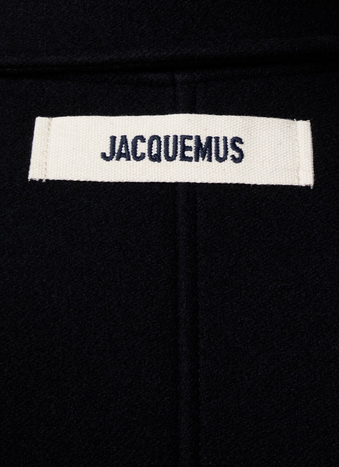 Jacquemus Bomberjack van scheerwol met steekzakken - detail 5 zwart