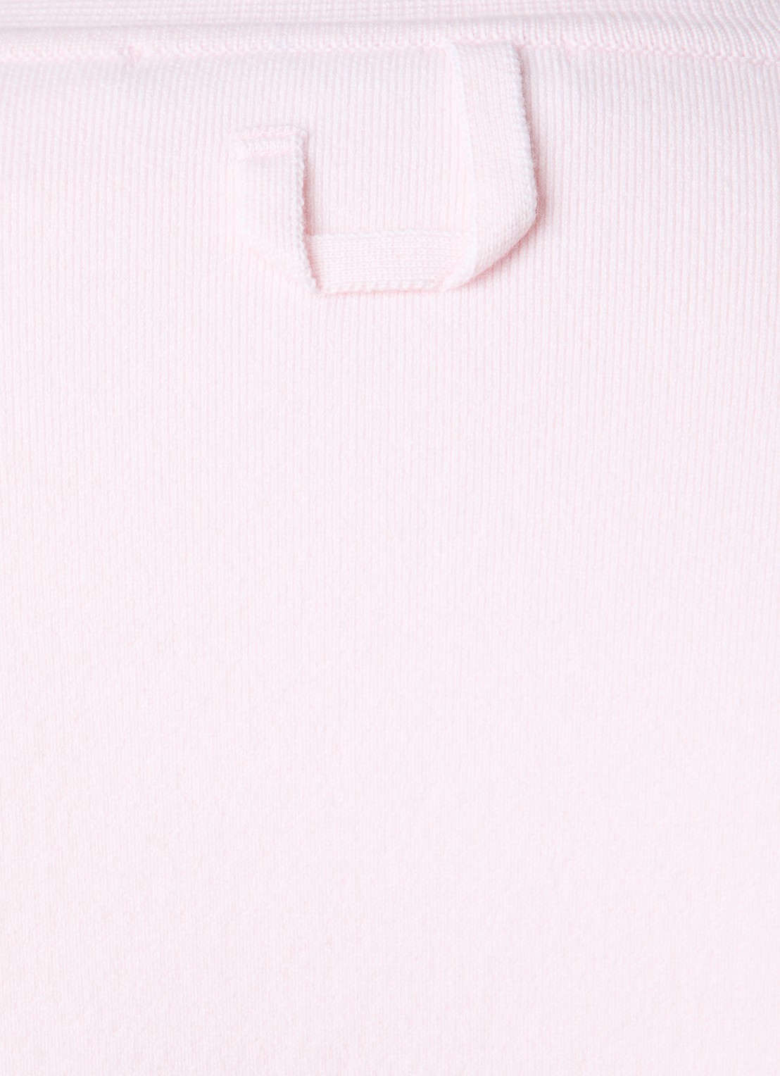 Jacquemus Fijngebreid vest in merino wolblend - detail 4 lichtroze
