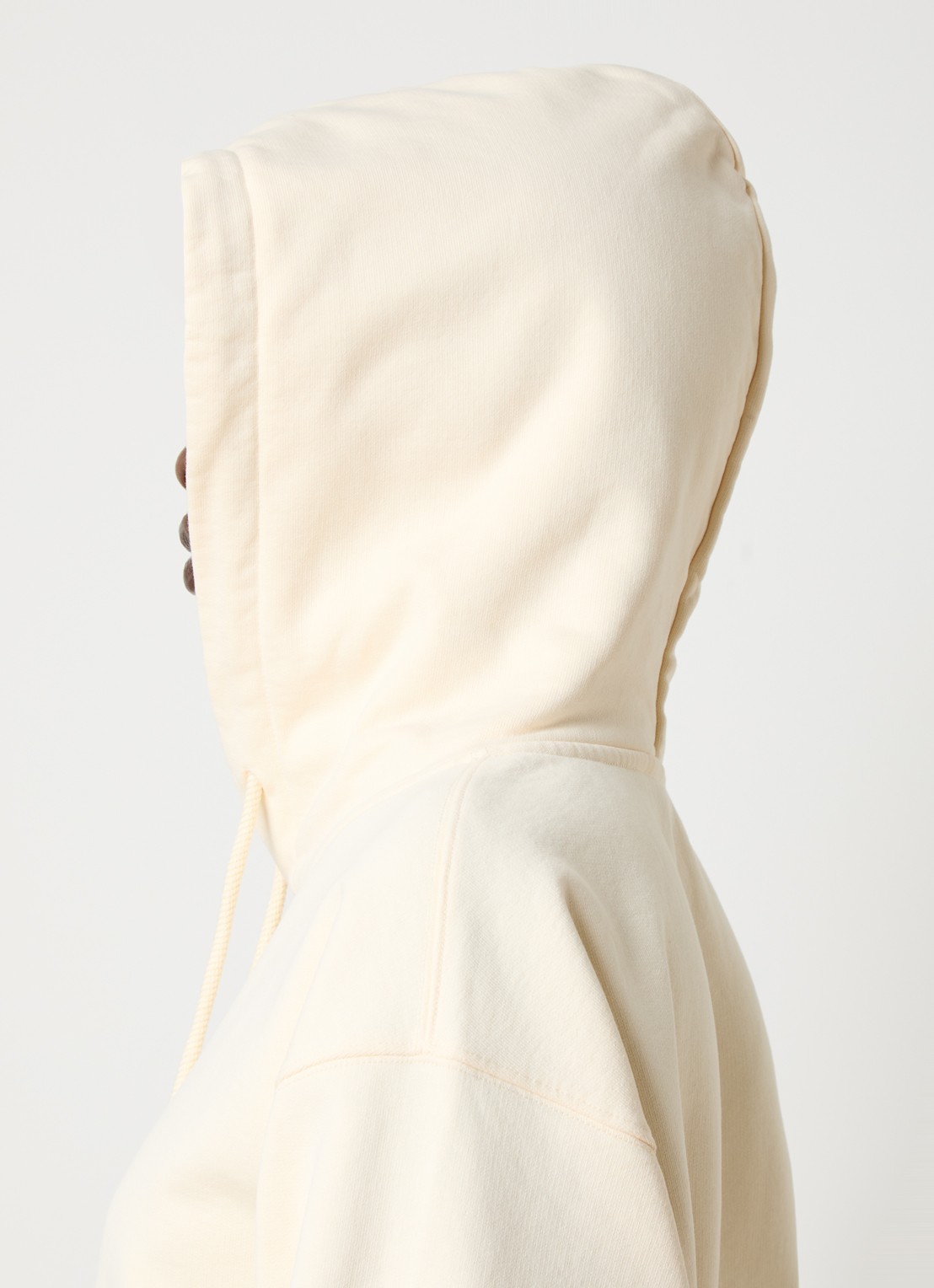 Jacquemus Hoodie met logo - detail 2 zand