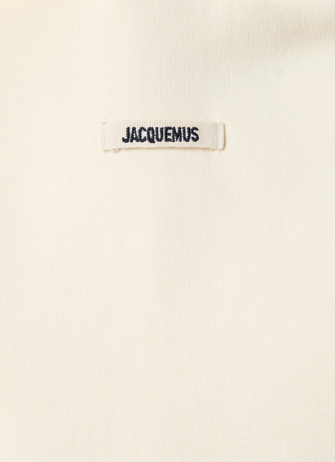 Jacquemus Hoodie met logo - detail 3 zand