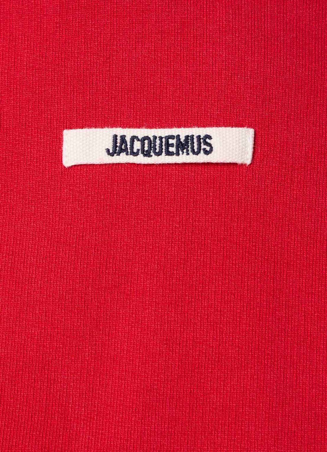 Jacquemus Hoodie met logo - detail 5 rood