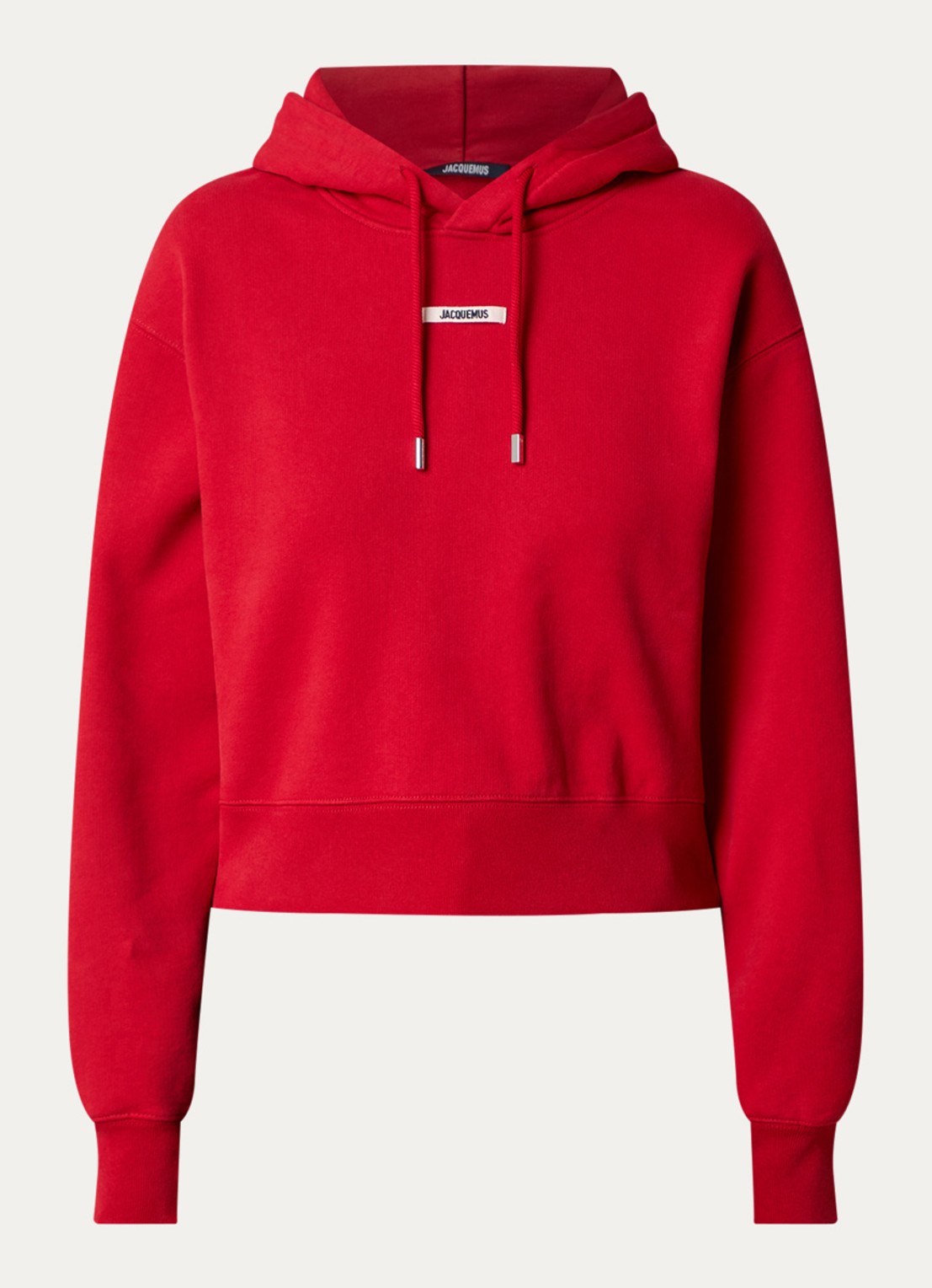 Jacquemus Hoodie met logo - voorkant 2 rood