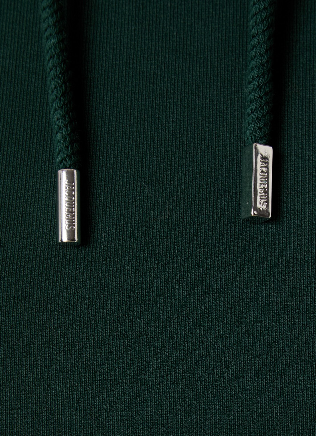 Jacquemus Hoodie met logo - detail 6 groen