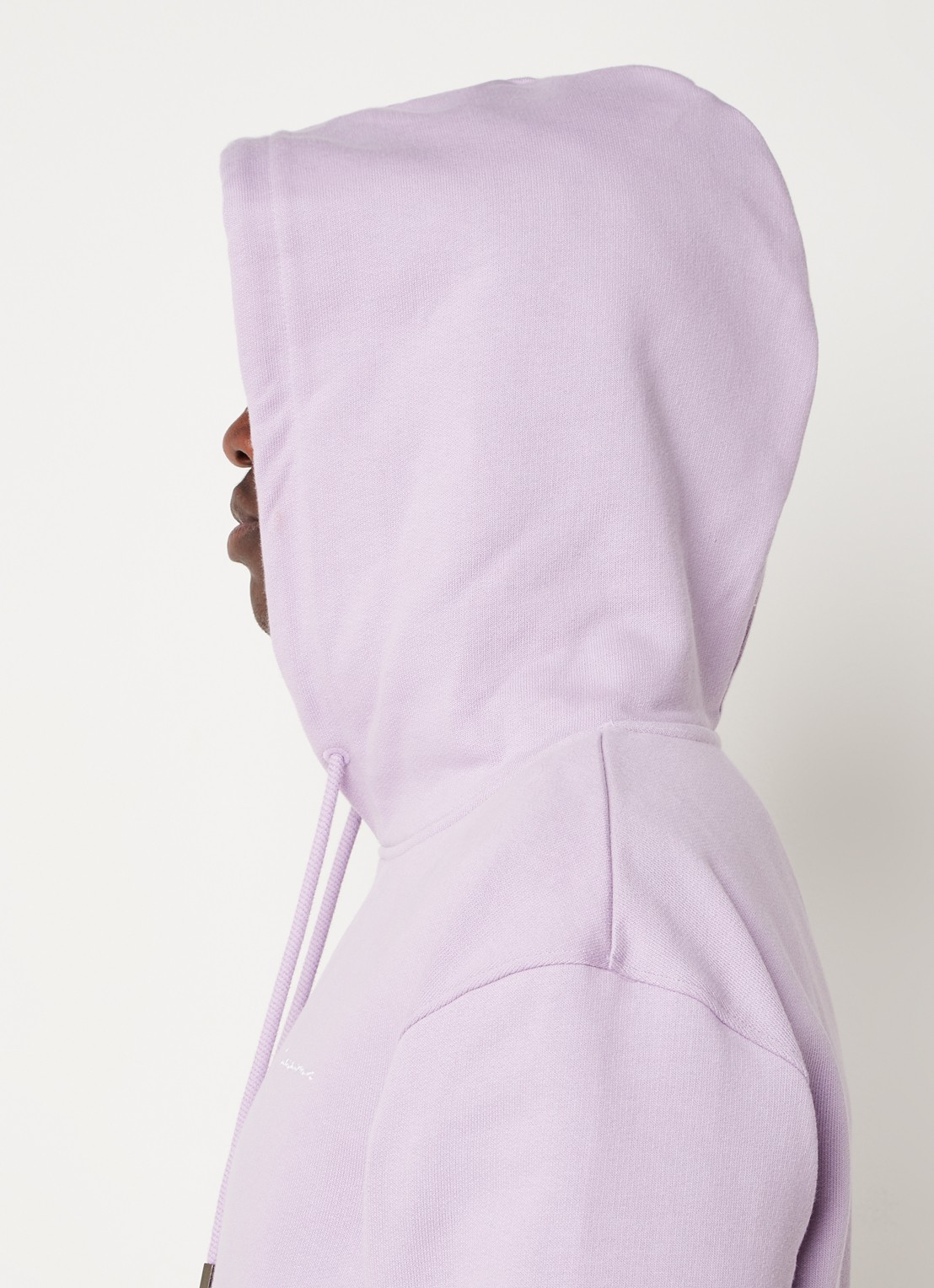 Jacquemus Hoodie van  katoen met logoborduring - detail 2 lila