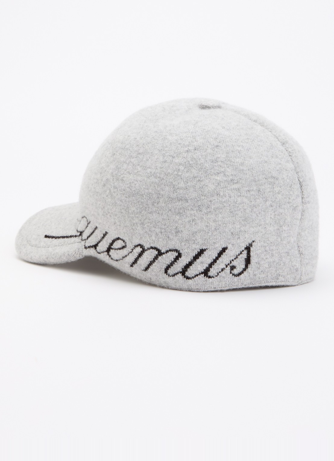 Jacquemus La Casquette Atelier pet met logo - detail 2 grijsmele