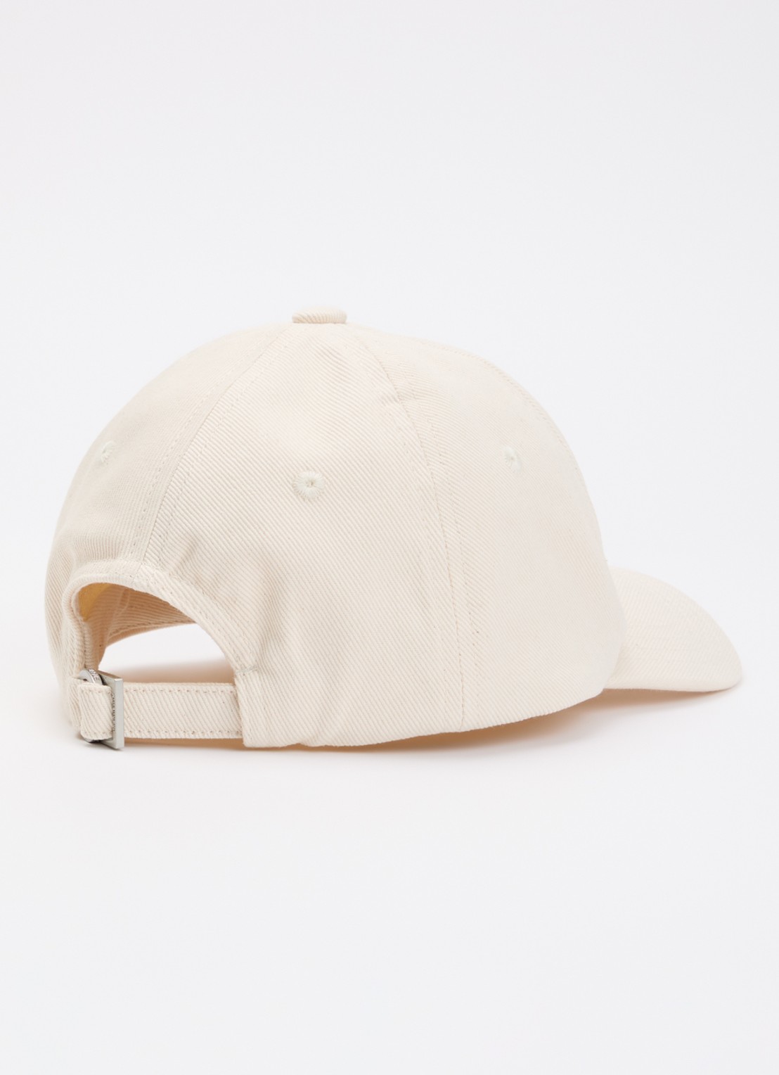Jacquemus La Casquette pet met logo - detail 2 gebroken wit