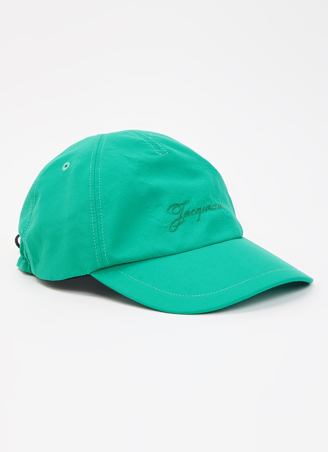 Jacquemus La Casquette pet met logo - voorkant 2 groen
