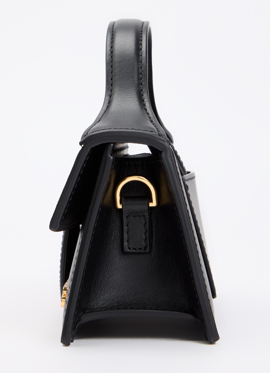 Jacquemus Le Bambino handtas van leer met afneembare schouderriem - detail 2 zwart