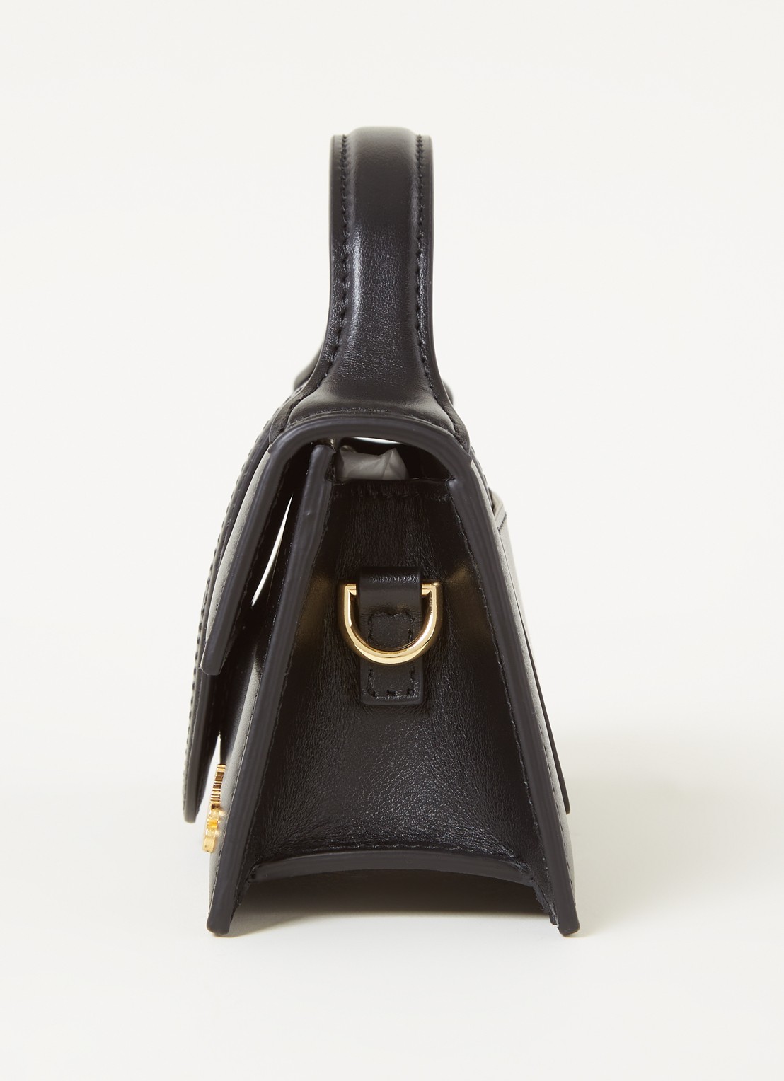 Jacquemus Le Bambino mini handtas van leer - detail 2 zwart