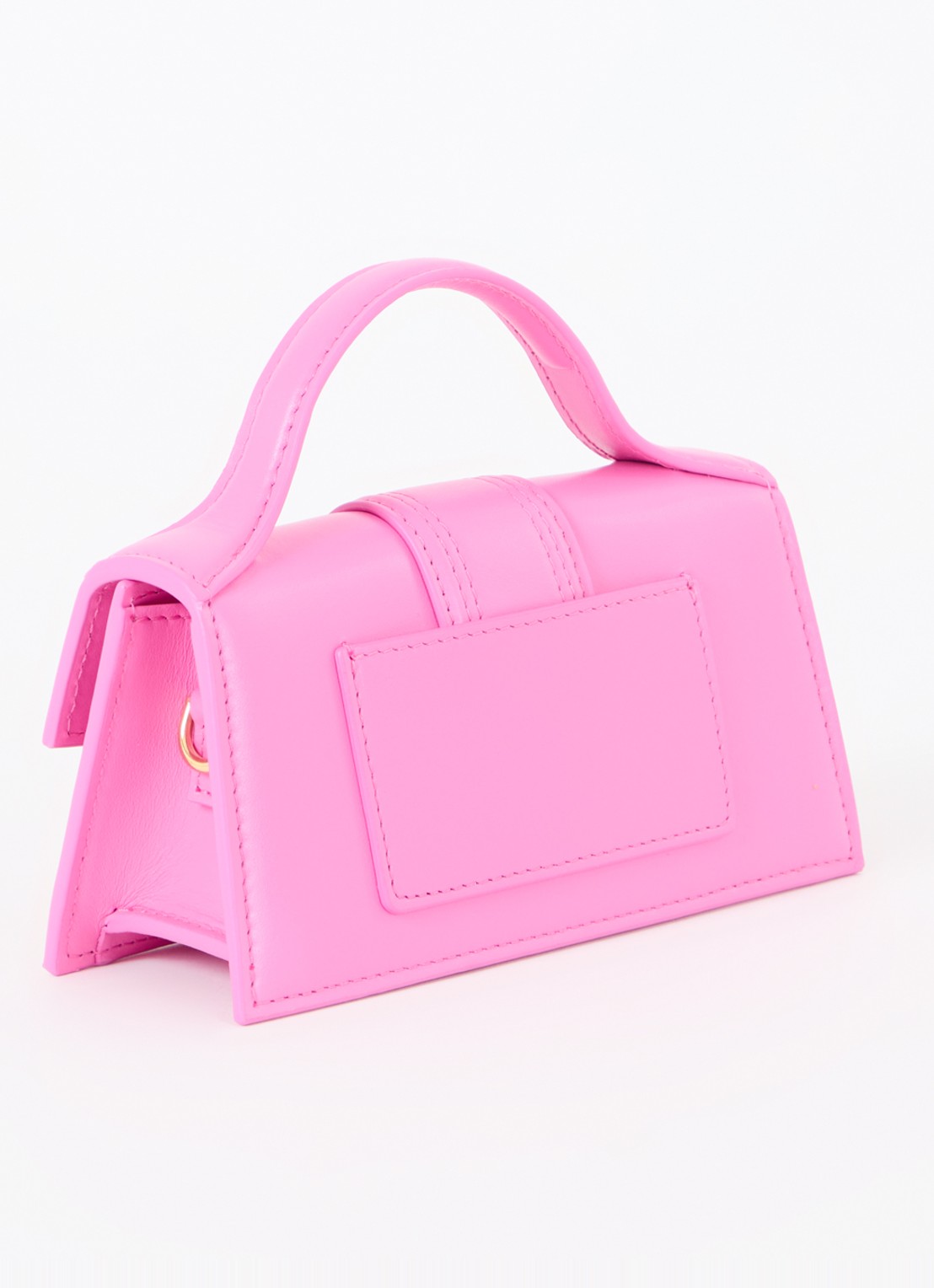 Jacquemus Le Bambino mini handtas van leer - achterkant 4 roze
