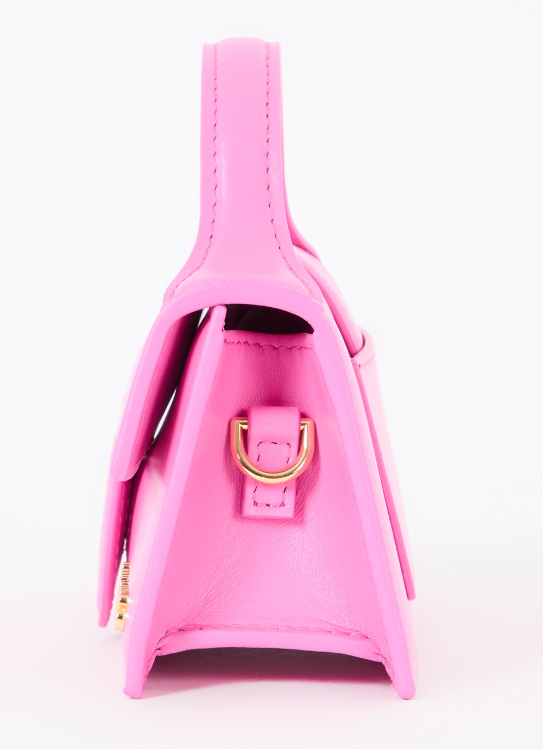 Jacquemus Le Bambino mini handtas van leer - detail 6 roze