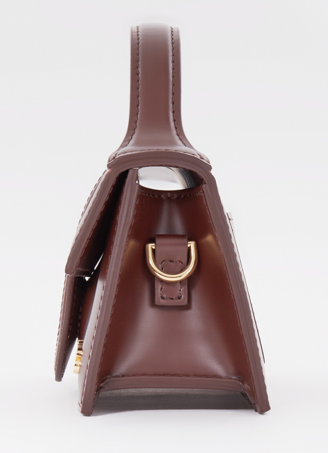 Jacquemus Le Bambino mini handtas van leer - detail 6 bruin