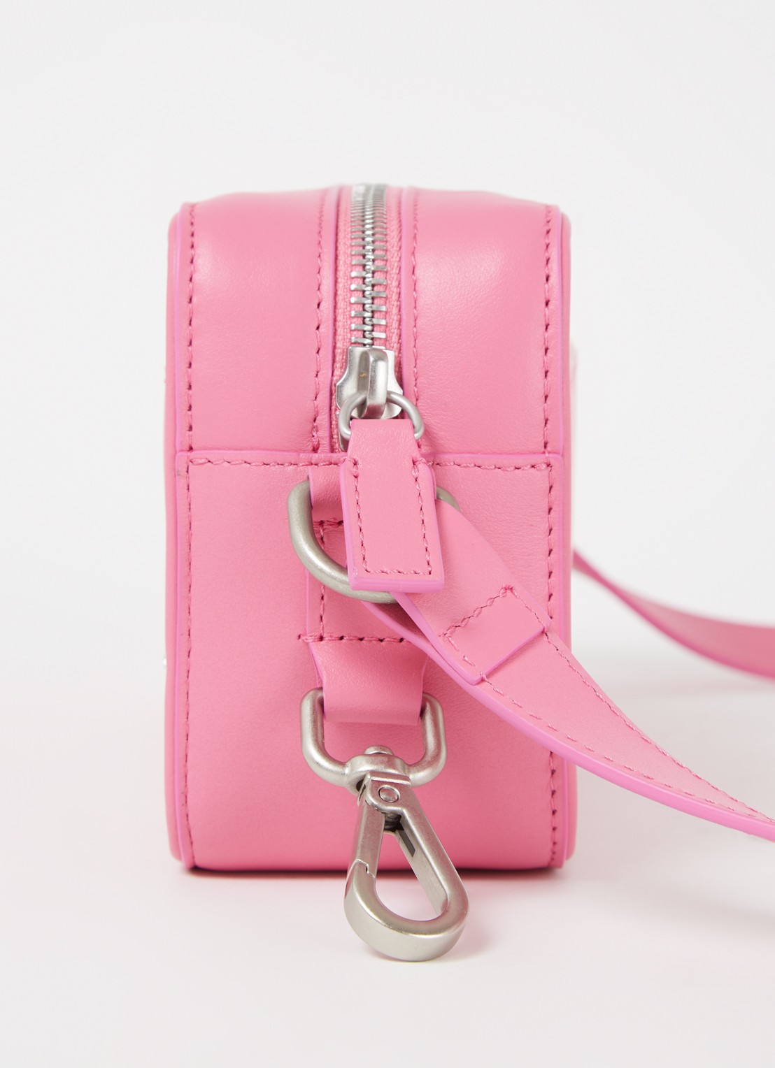 Jacquemus Le Baneto crossbodytas van leer - detail 4 roze