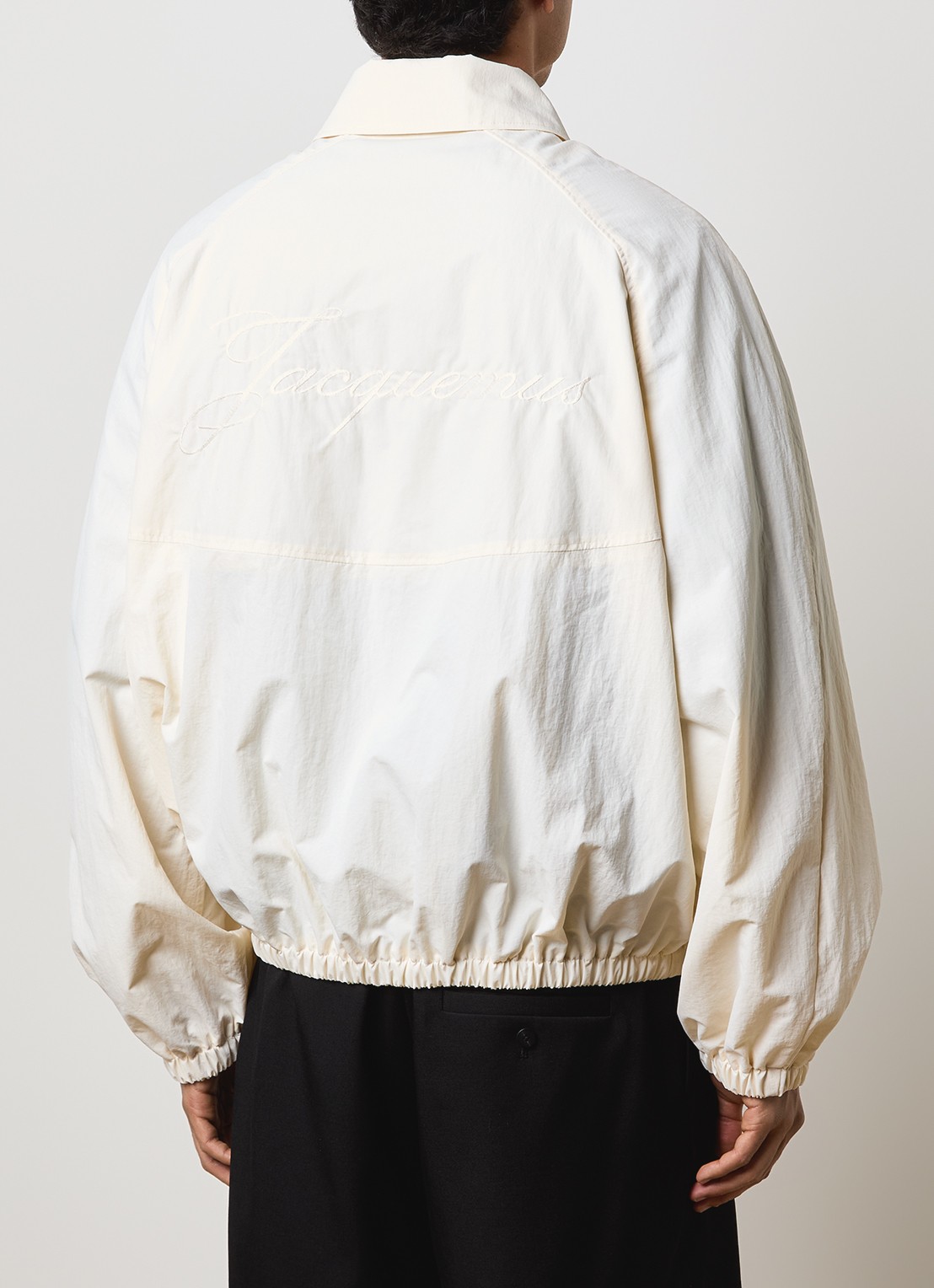 Jacquemus Le Coupe jack met kraag - achterkant 6 creme