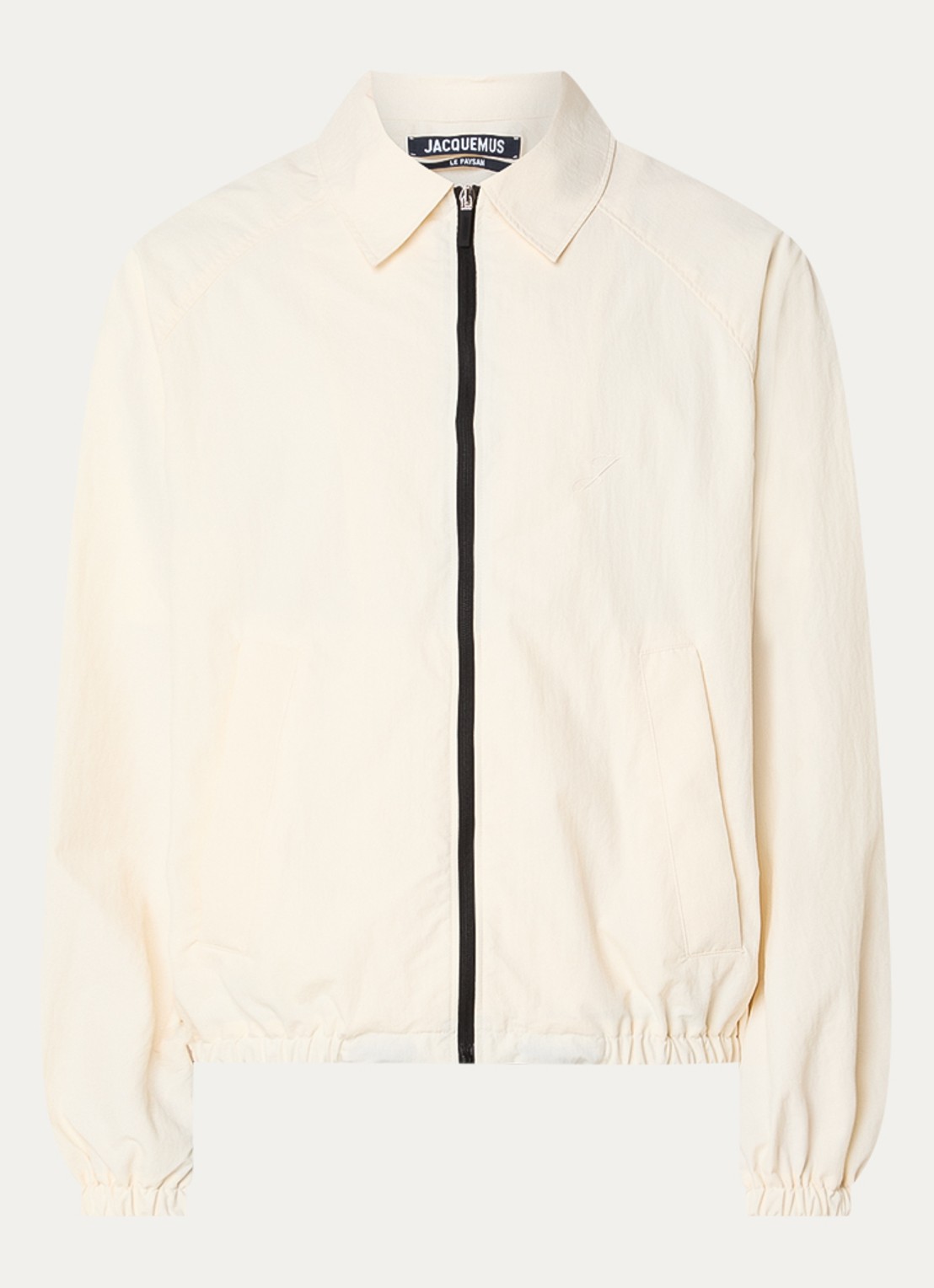 Jacquemus Le Coupe jack met kraag - voorkant creme