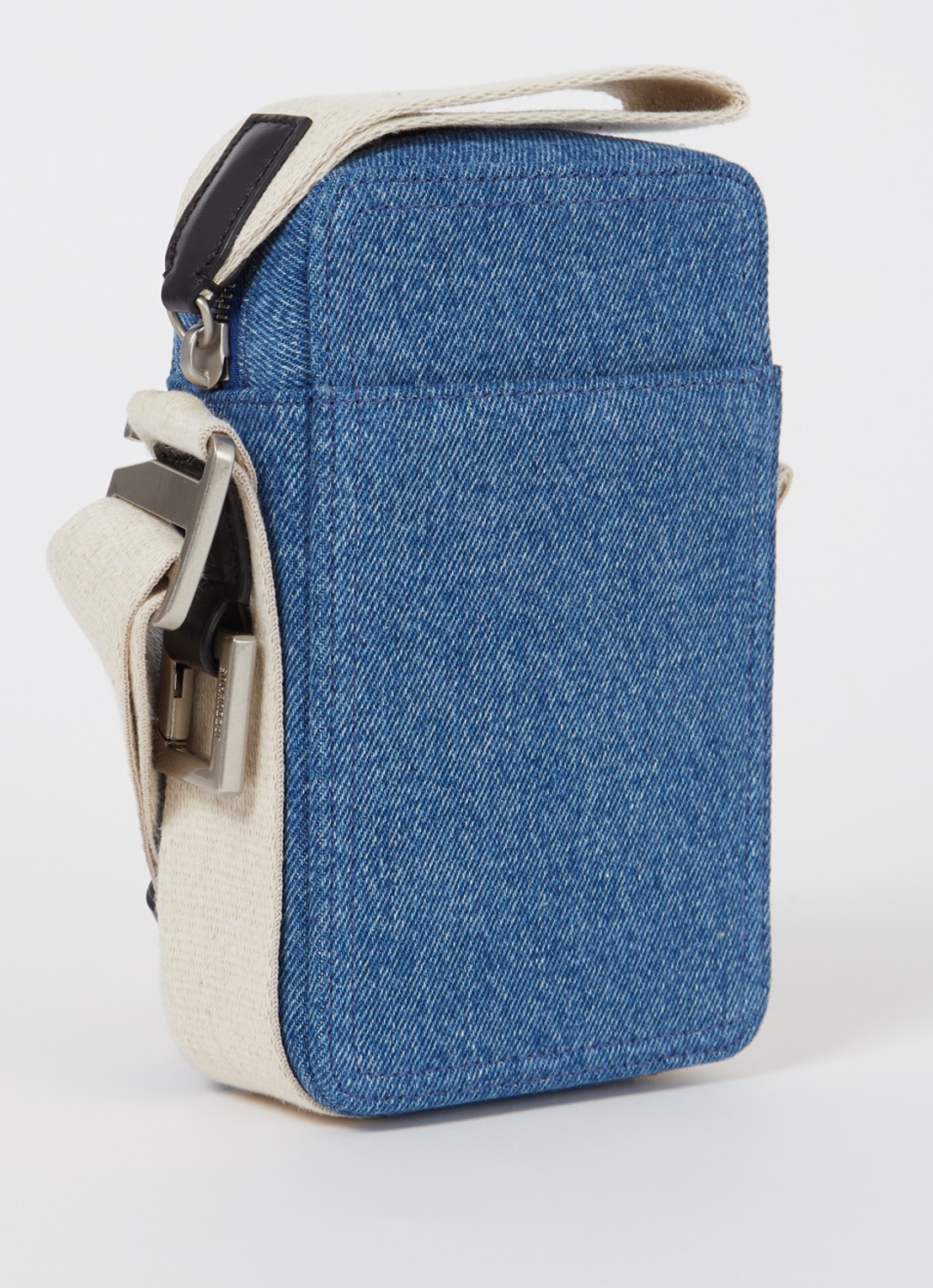 Jacquemus Le Cuerda Vertical crossbodytas van denim - achterkant 3 indigo