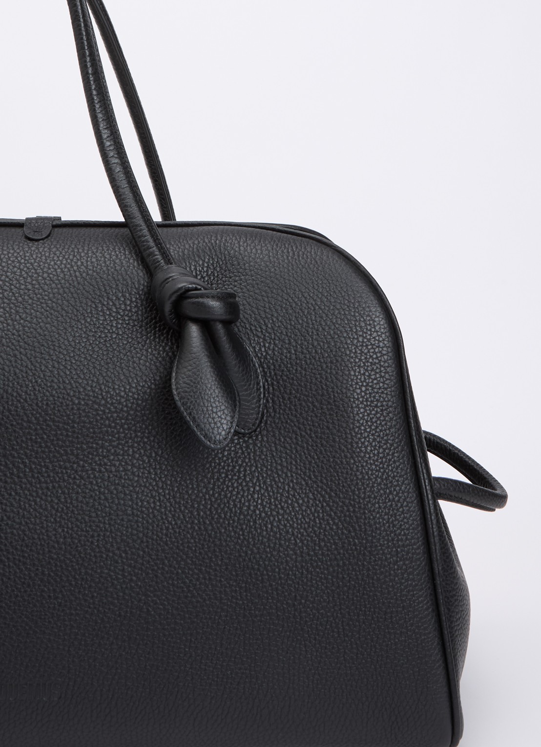 Jacquemus Le Grand Turismo schoudertas van kalfsleer - detail 6 zwart