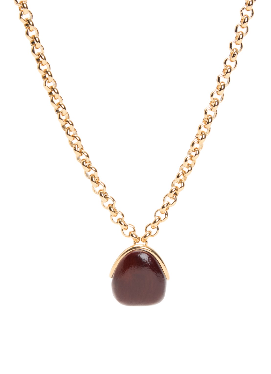 Jacquemus Le Pendant ketting met hanger - voorkant 5 goud