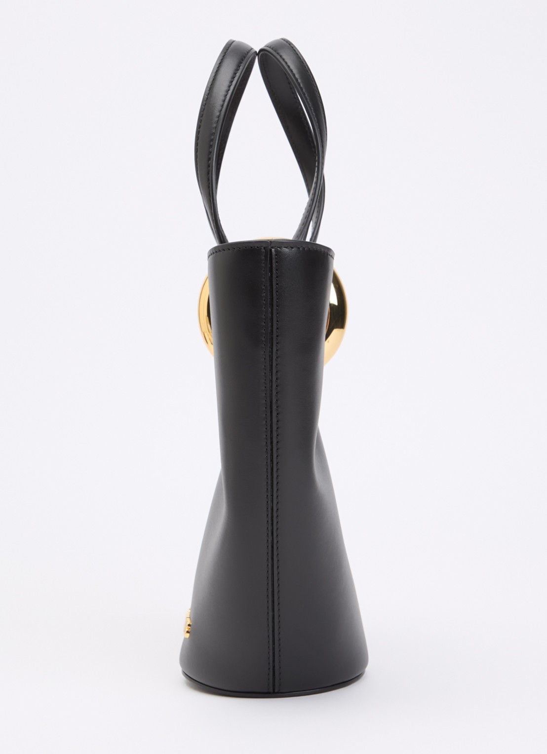 Jacquemus Le Petit Bambola handtas van leer met afneembare schouderriem - detail 6 zwart