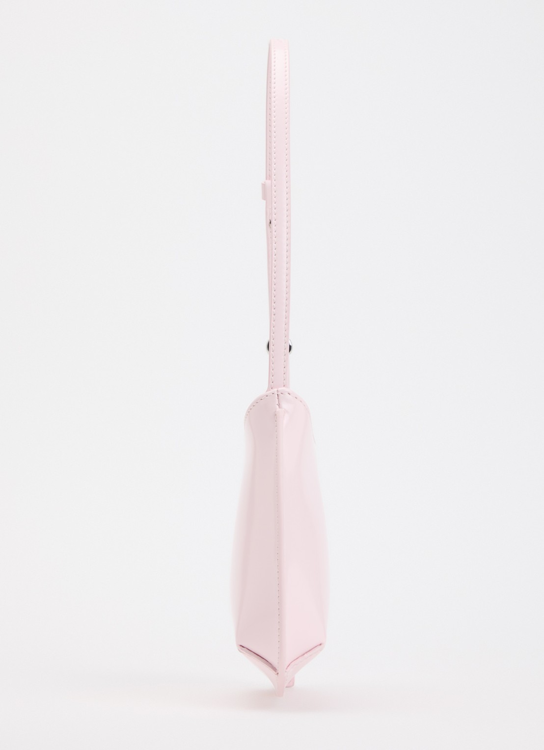 Jacquemus Le Petit Bisou schoudertas van leer  - detail 5 lichtroze