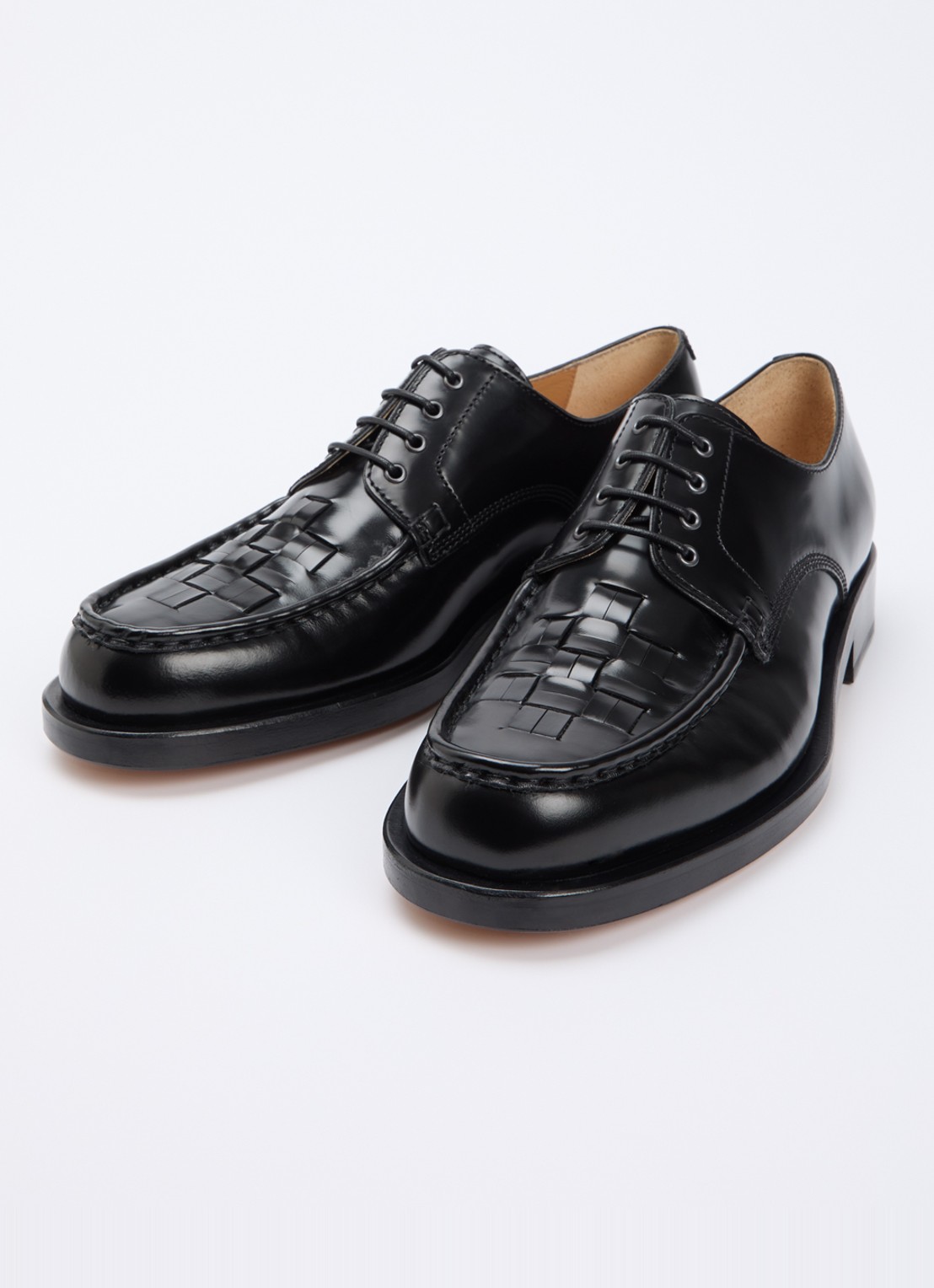 Jacquemus Les Derbies loafer van kalfsleer  - detail 4 zwart