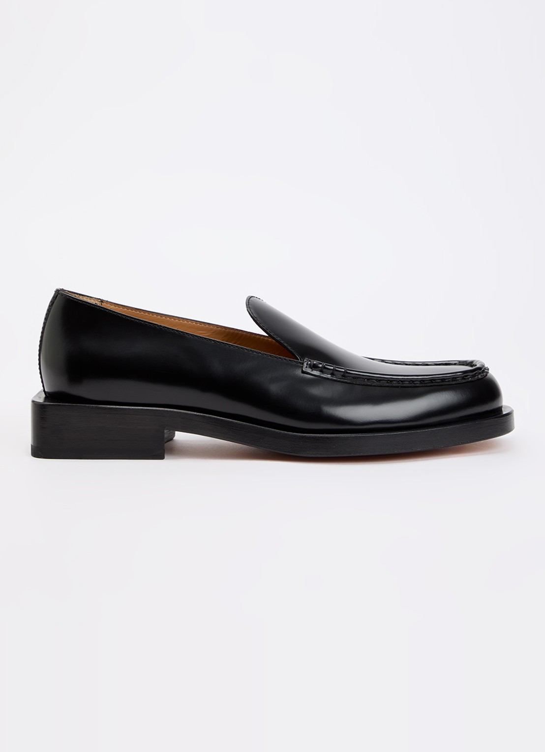 Jacquemus Les Mocassins loafer van leer  - voorkant 6 zwart