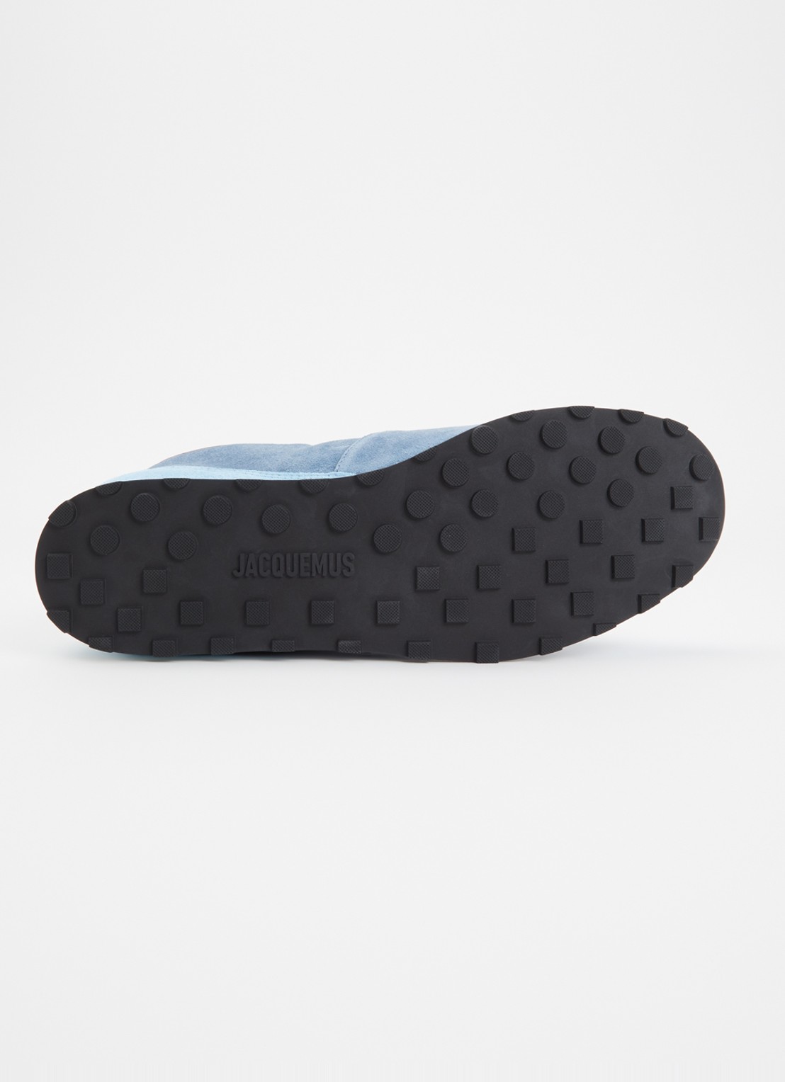 Jacquemus Les Tennis sneaker van suède met details van leer  - detail 4 blauw