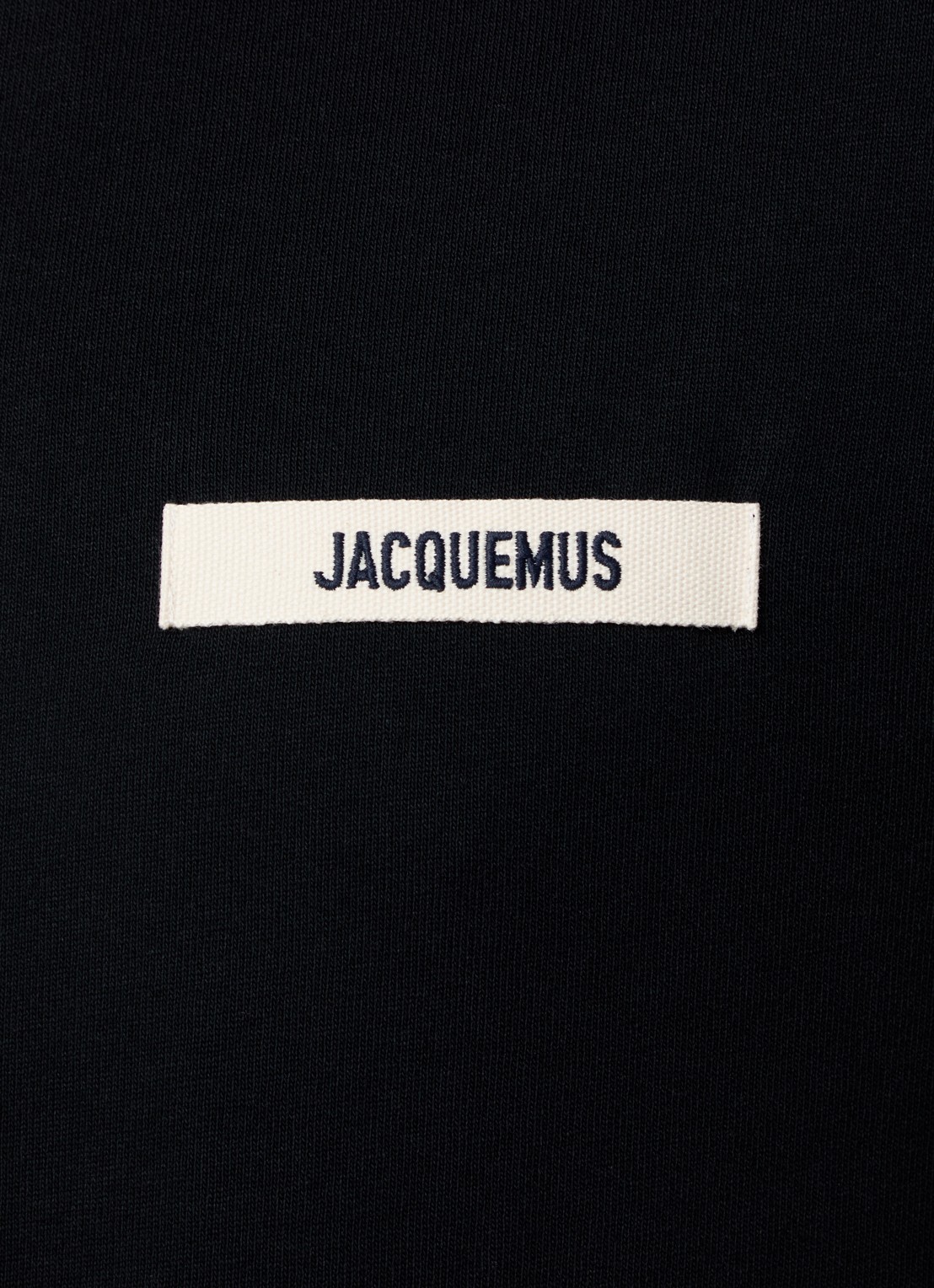 Jacquemus Longsleeve met logo - detail 2 zwart