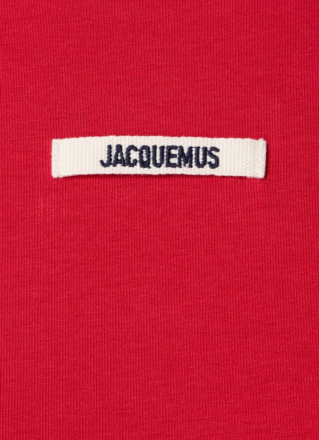 Jacquemus Longsleeve met logo - detail 4 rood
