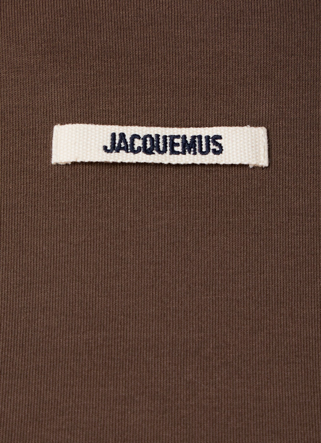 Jacquemus Longsleeve met logo - detail 3 donkerbruin