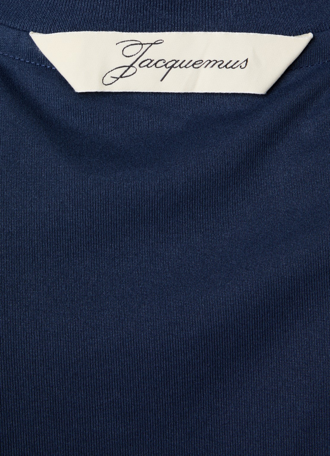 Jacquemus Marcel tanktop met ronde hals - detail 5 indigo