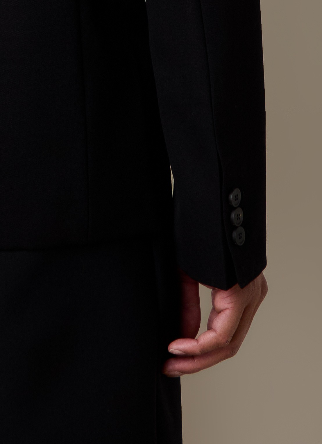 Jacquemus Regular fit colbert van scheerwol met klepzakken - detail 5 zwart