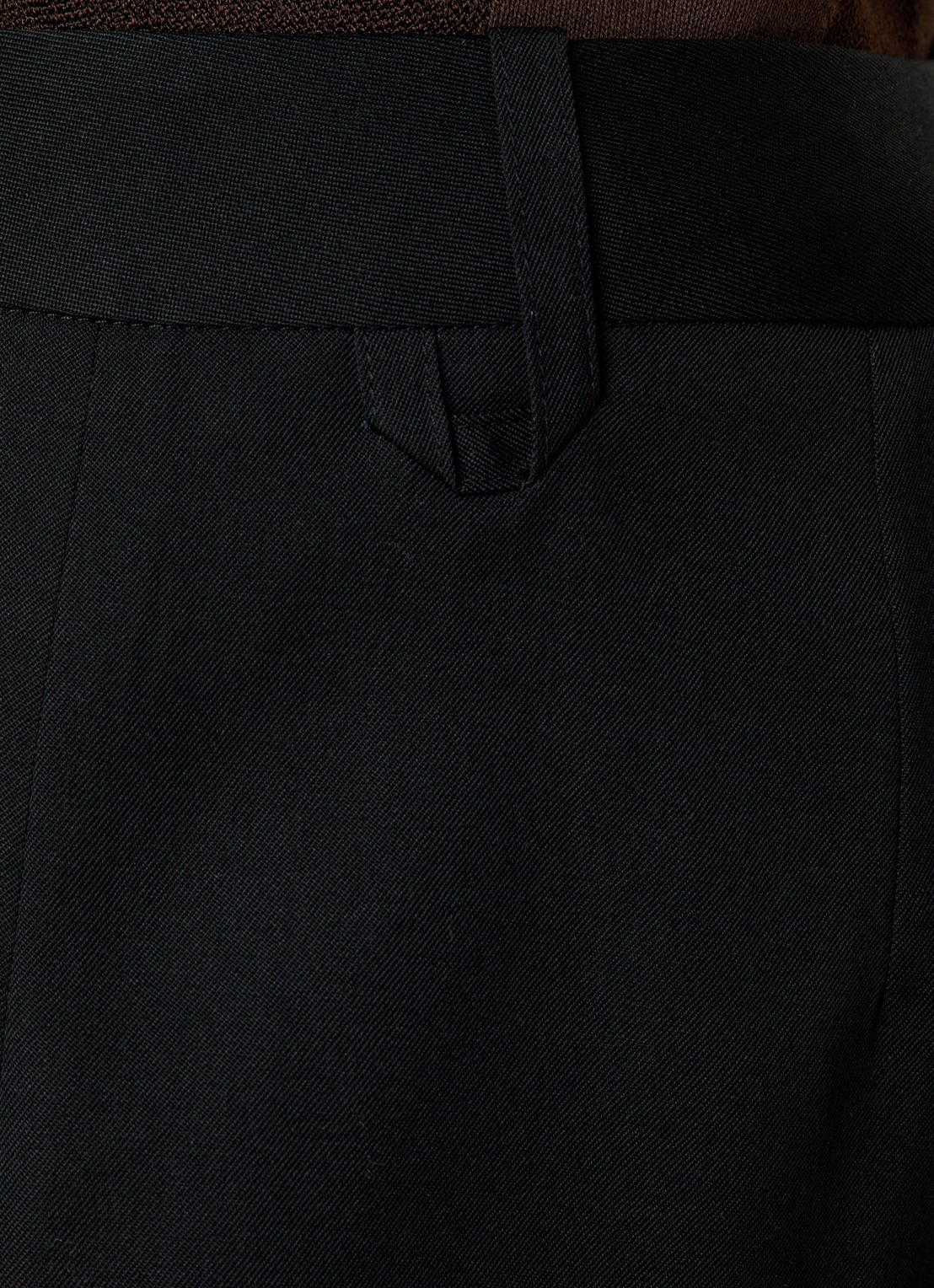 Jacquemus Straight fit korte broek met steekzakken - detail 3 zwart