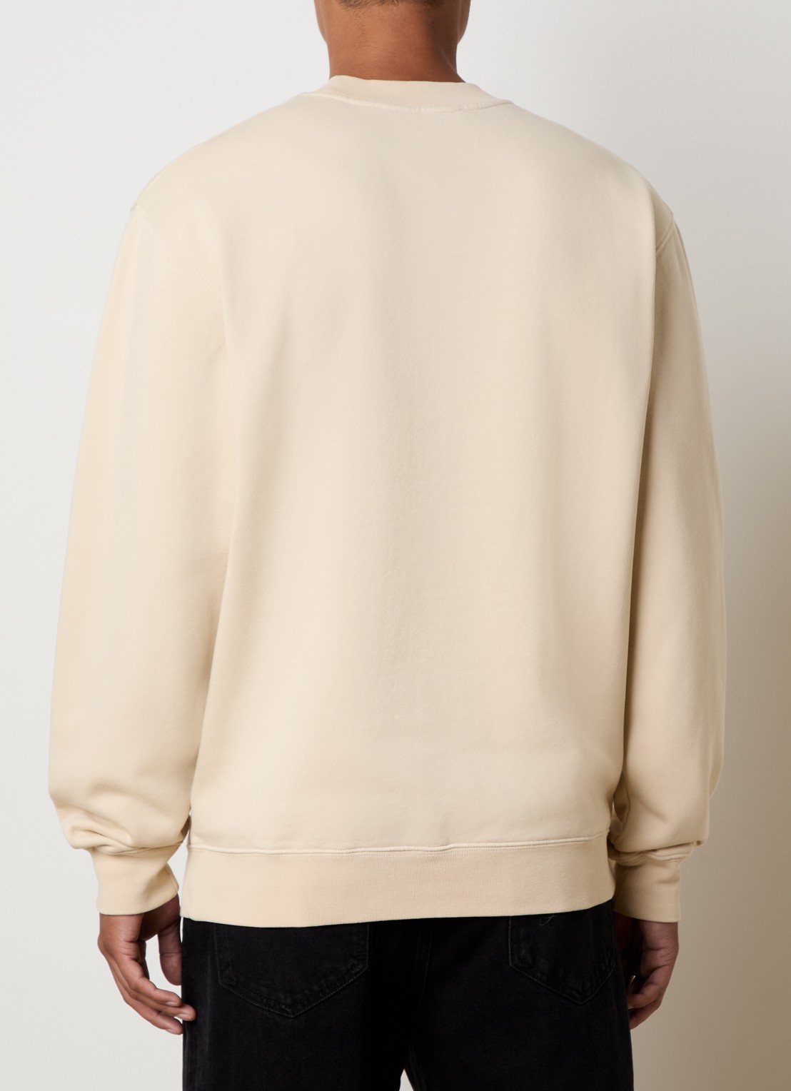 Jacquemus Sweater met logo - achterkant 3 beige