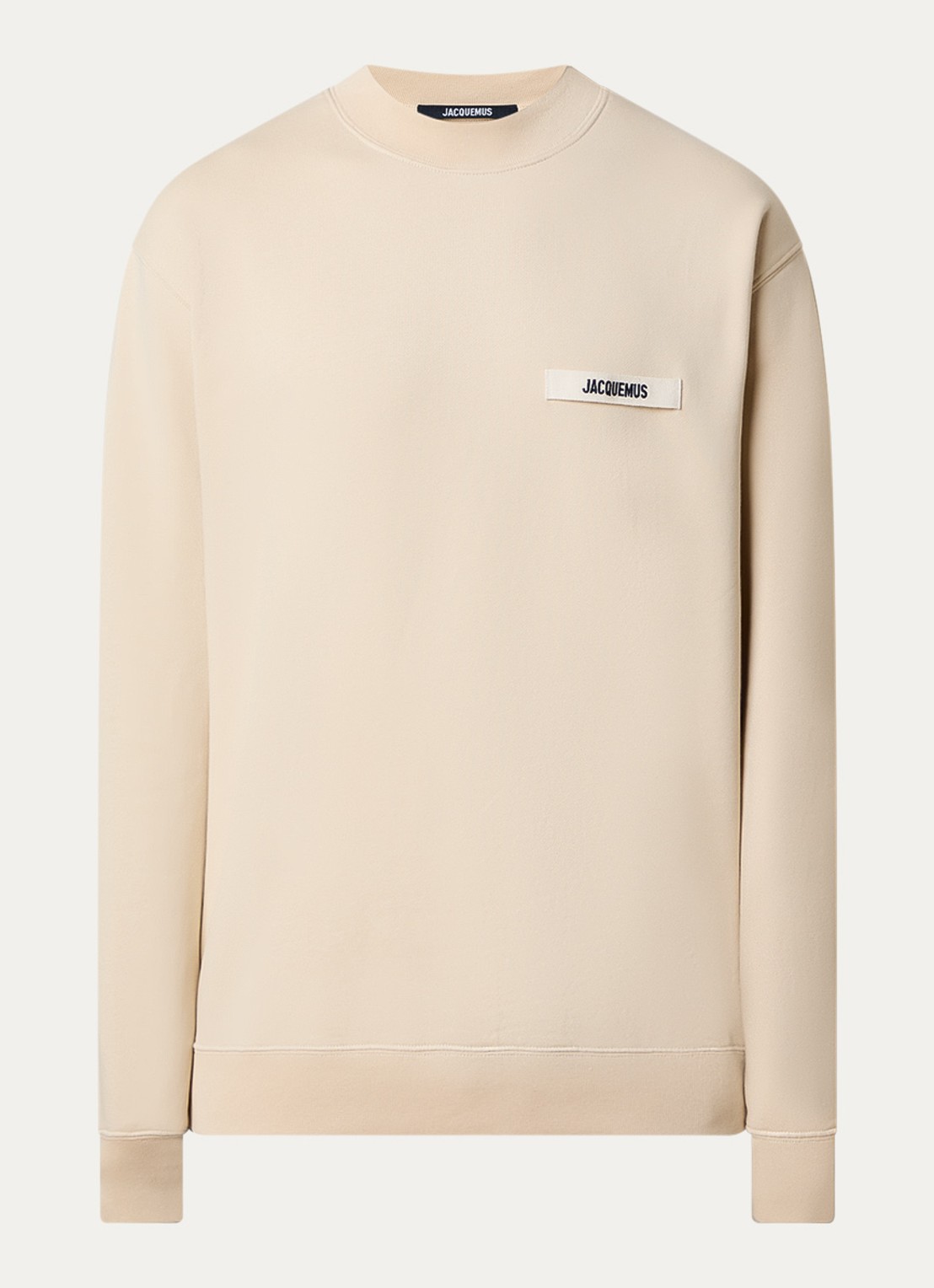 Jacquemus Sweater met logo - voorkant 4 beige