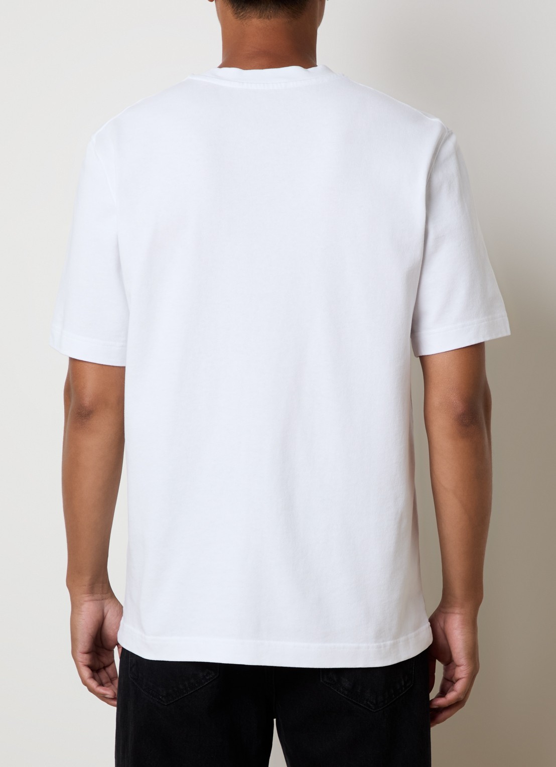Jacquemus T-shirt met logo - achterkant 5 wit