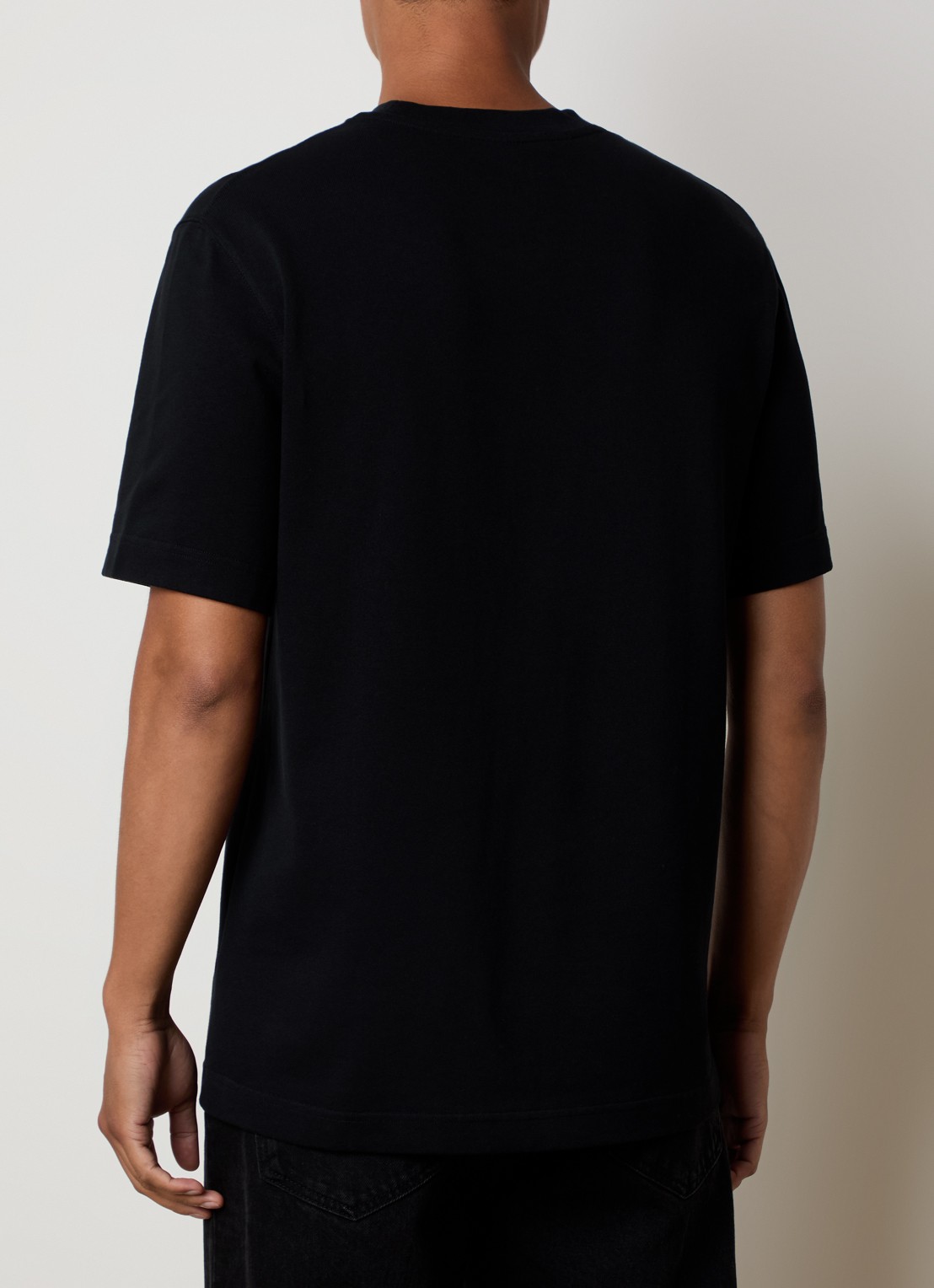 Jacquemus T-shirt met logo - achterkant 3 zwart