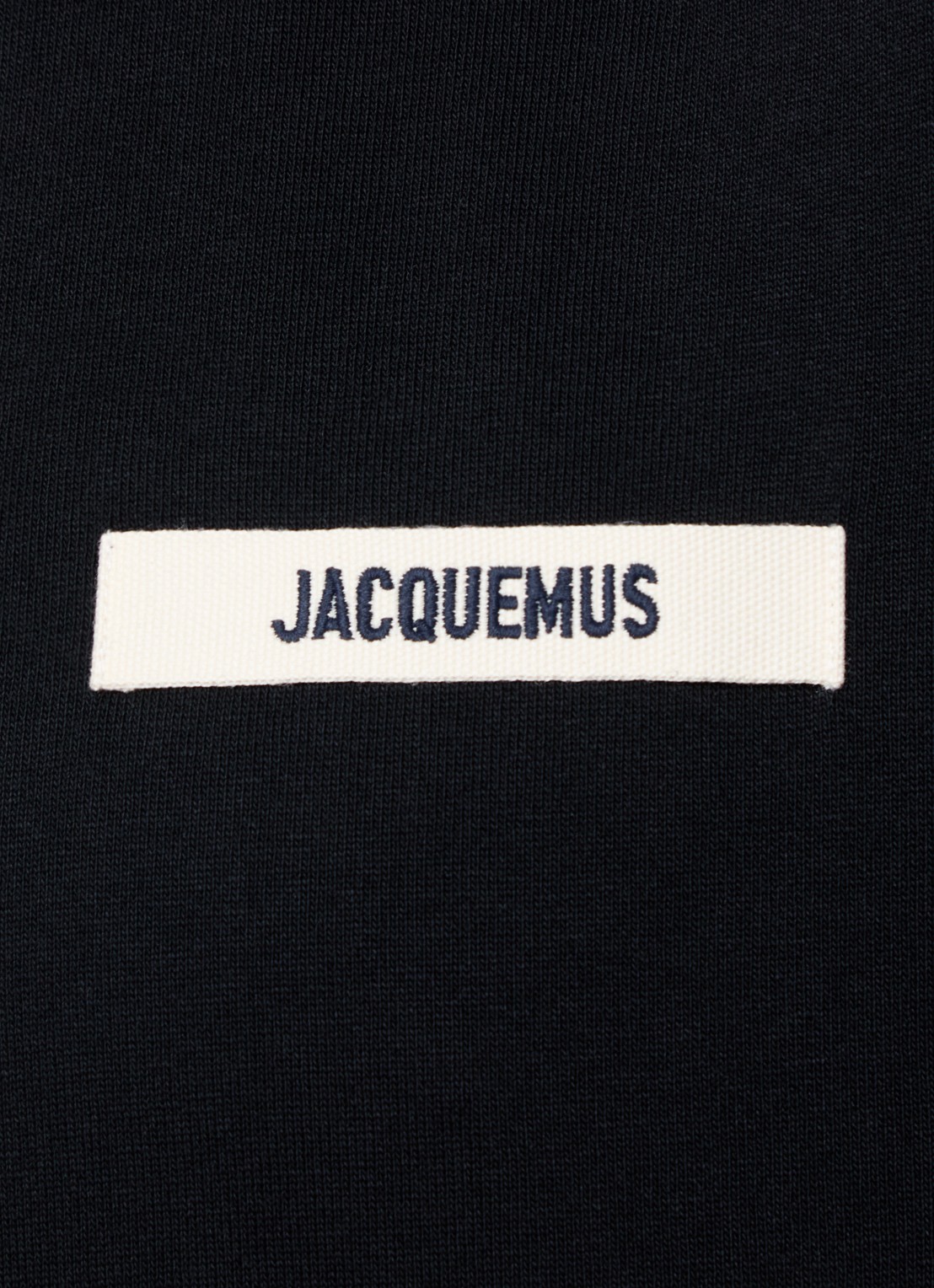 Jacquemus T-shirt met logo - detail 5 zwart
