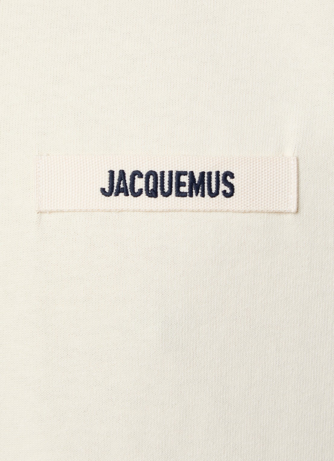 Jacquemus T-shirt met logo - detail 5 lichtgeel