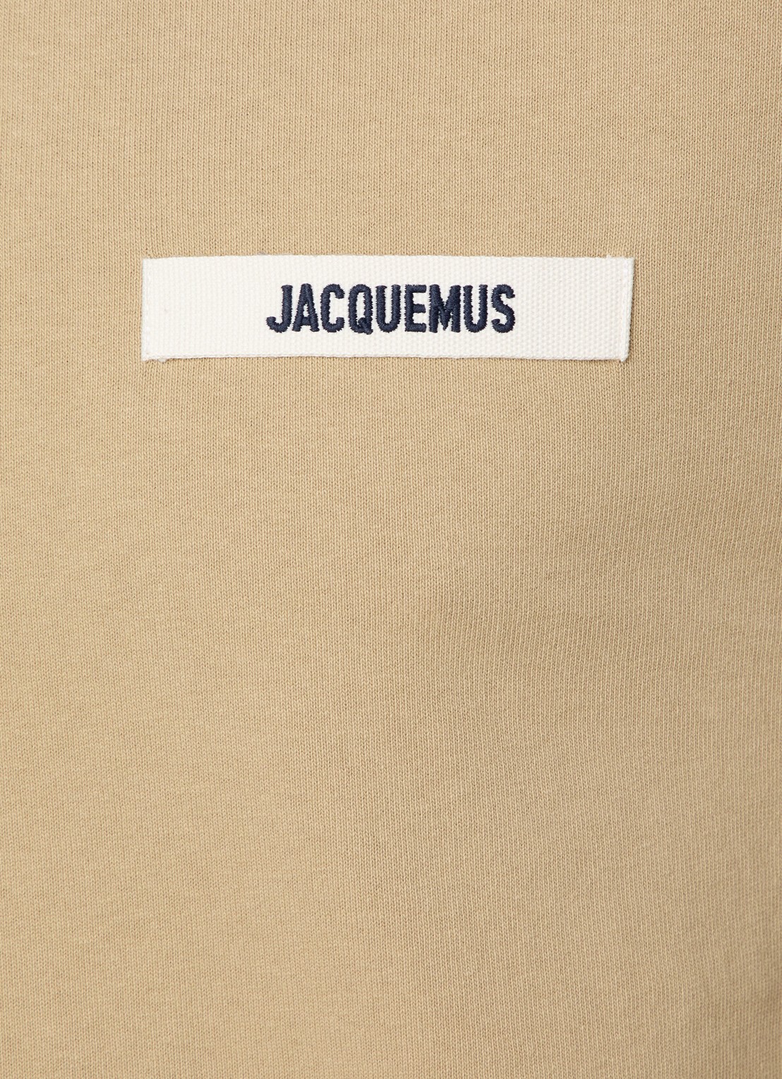 Jacquemus T-shirt met logo - detail 2 donkerbeige