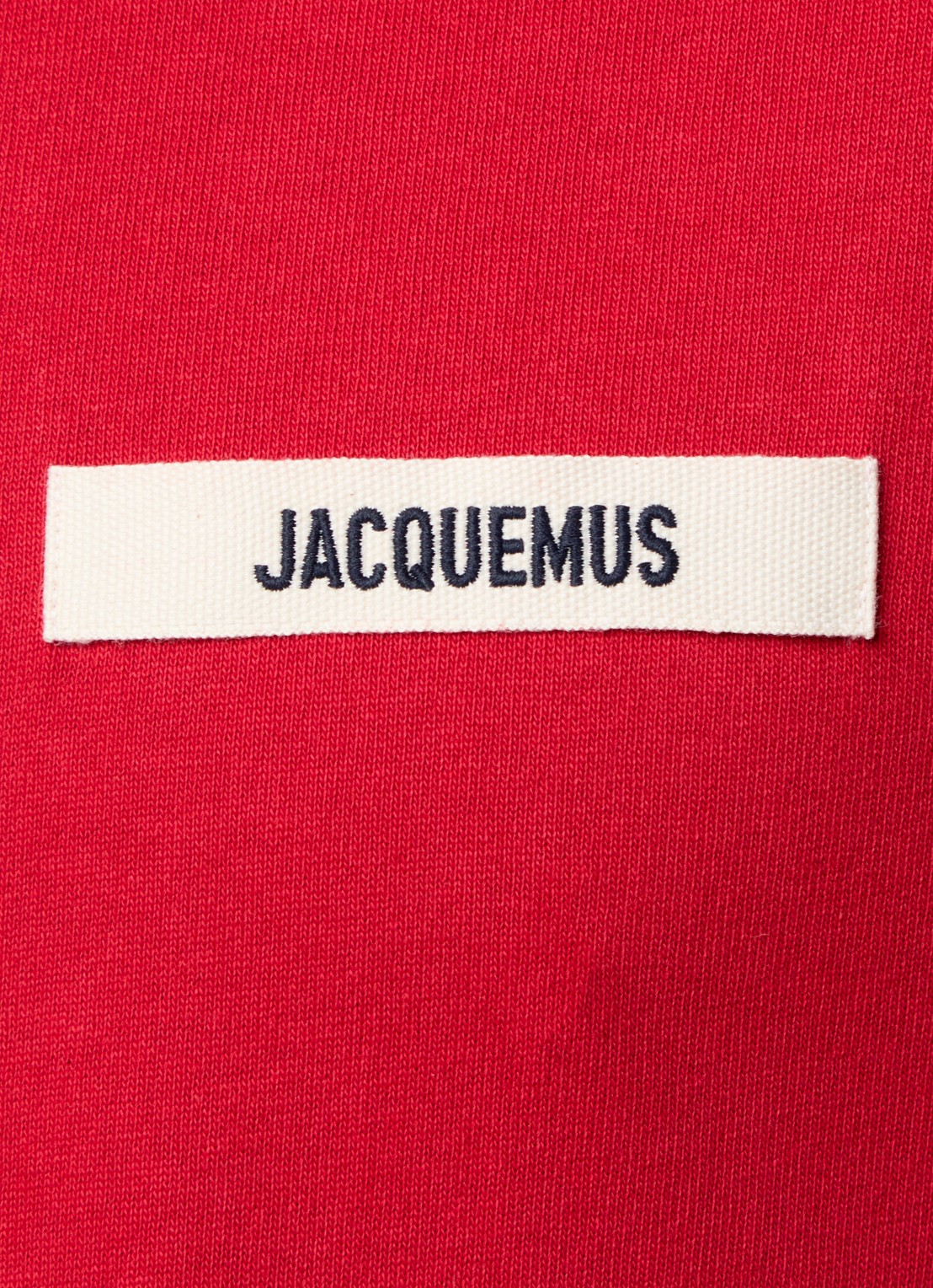 Jacquemus T-shirt met logo - detail 4 rood