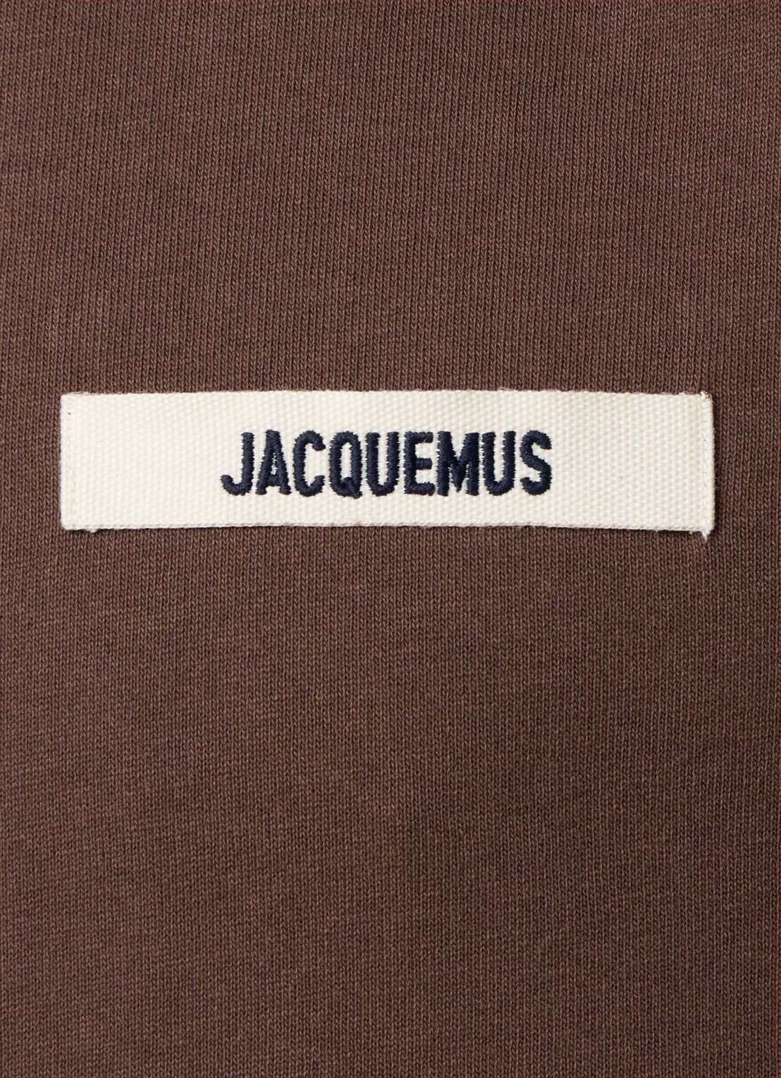 Jacquemus T-shirt met logo - detail 4 bruin