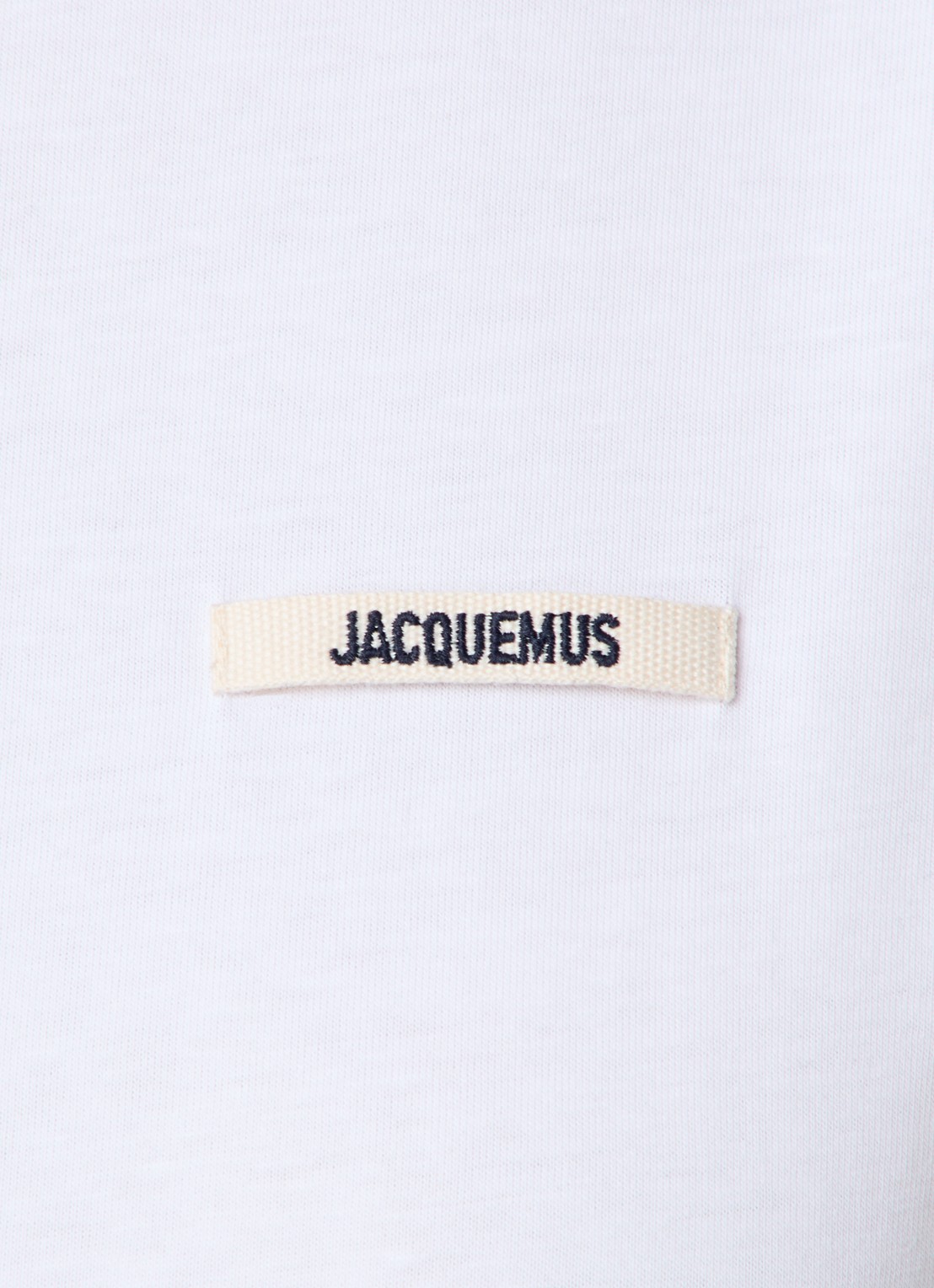Jacquemus T-shirt met logo - detail 4 wit