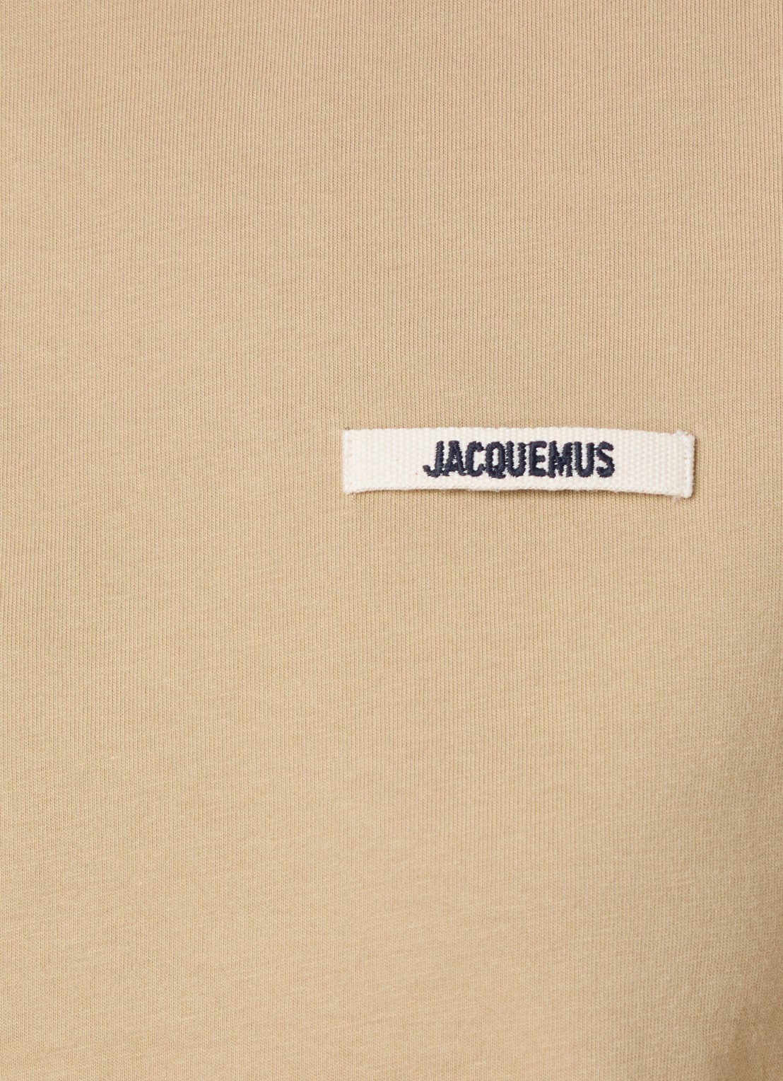 Jacquemus T-shirt met logo - detail 3 camel